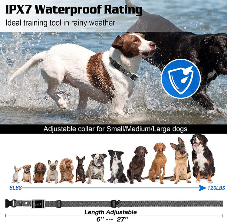 قلاده نایلونی قابل تنظیم مناسب سگهایی با سایز گردن 6 تا 27 اینچ ( 15 تا 67 سانتیمتر) است