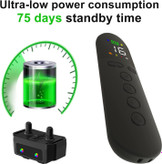 این دستگاه توسط چراغ LED رنگی چشمک زن، در شب نیز بسیار راحت است، همچنین می تواند به عنوان چراغ قوه، سفر ایمن استفاده شود.