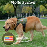 گذاشتن و درآوردن این بند سگ با 2 سگک باز شدن سریع آسان است. 5 بند قابل تنظیم می تواند آن را کاملاً برای سگ شما مناسب کند و بسیار راحت و ایمن است.