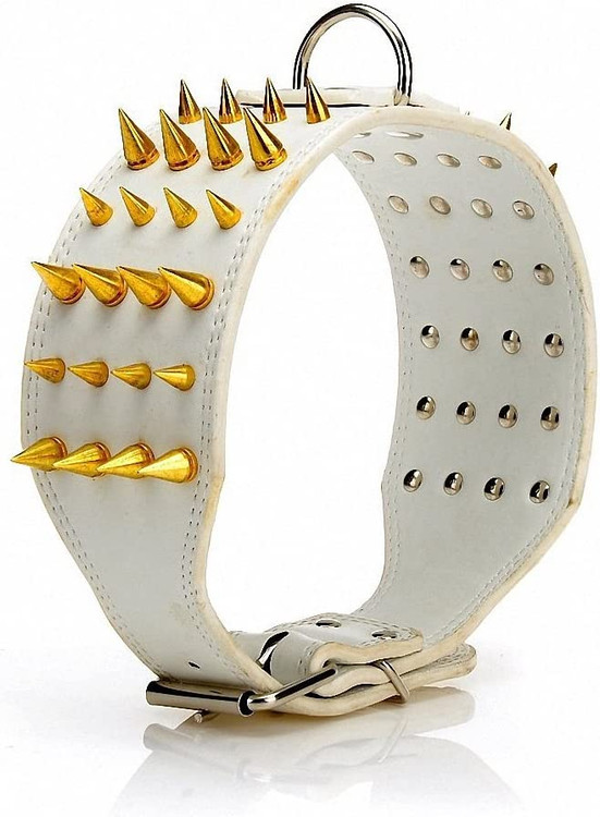 برای نژادهای بزرگ Pitbull- Doberman و ... سایز White2 XL