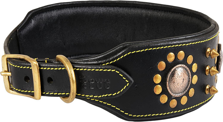 این قلاده چرم طبیعی دست ساز با ظاهری مجلل و مجلل از چرم واقعی ضخیم، کامل،انعطاف پذیر و نرم ساخته شده است