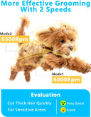 پیشنهاد ما به شما این است که اگر سگ شما به صدا بسیار حساس است ابتدا از دور 6000 استفاده کنید.