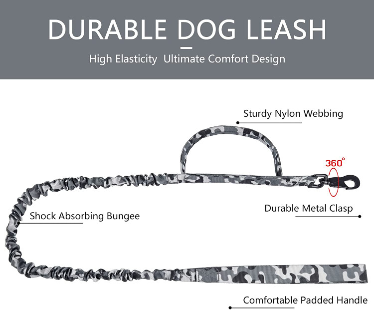 قلاده سگ نایلونی آموزش نظامی دارای دسته کنترل ویژه است، می تواند به طور موثر سگ شما را هنگام آموزش، گشت زنی، پیاده روی، آهسته دویدن، شکار، کمپینگ، کار، دویدن، پریدن، مسافرت، کمپینگ کنترل کند.
