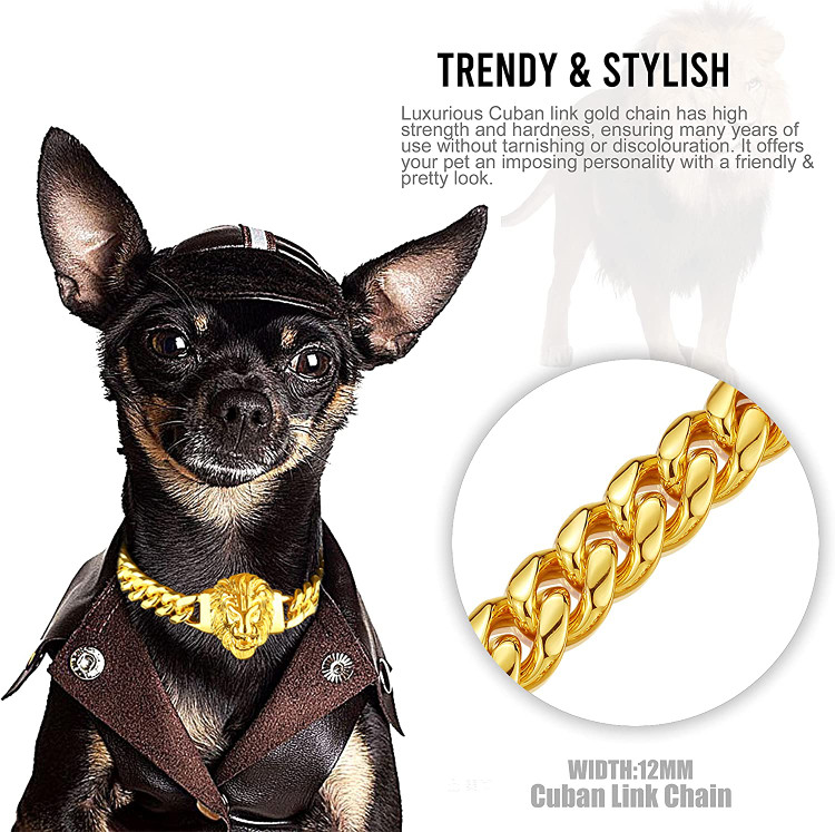 قلاده فلزی از جنس استنلس استیل با مقاومت بالا در برابر زنگ زدگی، خوردگی و کدر شدن، اکسیده نمی شود و قادر به تحمل سایش و پارگی زیاد است و به حداقل تعمیر و نگهداری نیاز دارد و این باعث می شود که لوازم جانبی محبوب تری باشد.