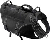 قلاده جلیقه سگ تاکتیکی انعکاسی PET ARTIST با دسته 3X و گیره بند 2X - خدمات نظامی جلیقه بدون خال سگ برای آموزش راه رفتن - مهار قابل تنظیم حیوان خانگی برای سگ های با جثه متوسط