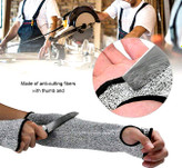 کیفیت کت و شلوار ضد برش: 1 ست (در مجموع 4 عدد) آستین بازو دستکش، با استفاده از مواد محافظ ضد برش، برش و برش درجه 5 گواهی EN388 برای محافظت از دستان شما در شرایط مختلف.