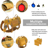 قسمت قفسه سینه و شکم برای محافظت بهتر از شکم ظریف سگ و حمایت از وزن سگ در یک قسمت قرار دارند