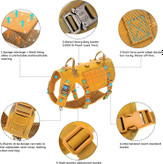 سگک قلاده دارای وظیفه سنگین و رها شدن سریع است. برای پوشیدن راحت با فرم پنبه ای نرم پوشانده شده است، مناسب برای آموزش سگ و راه رفتن.