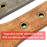 یک قلاده سگ چرمی شیک 3 ردیفی پرچ گلوله ای میخ دار - بهترین انتخاب برای مناسب برای سگ قهوه ای متوسط و بزرگ (L)