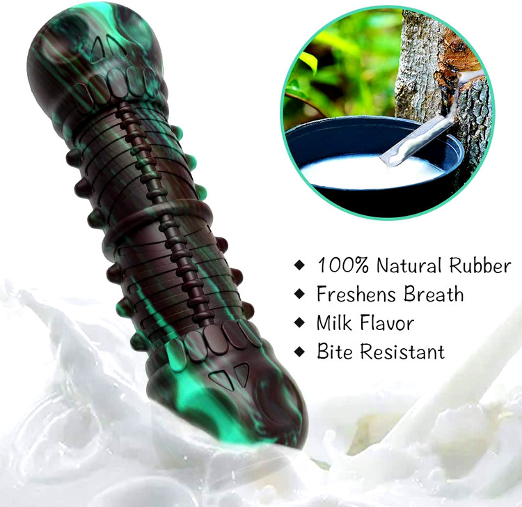 یک اسباب بازی برای جویدنهای تهاجمی و یک مسواک برای مراقبت از دندان های حیوان خانگی شما.