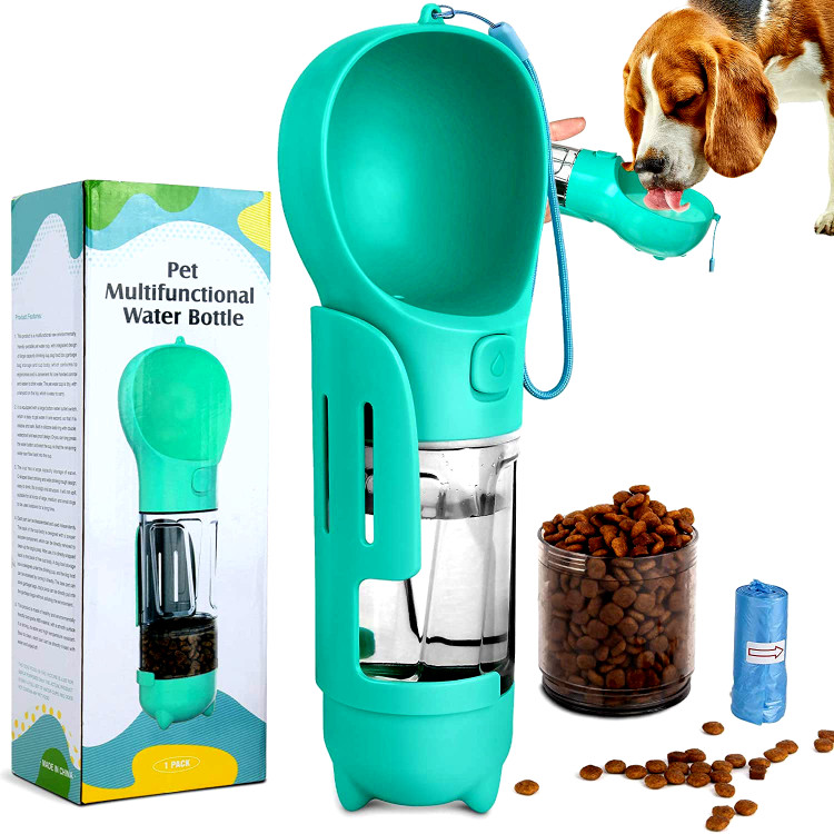 بطری آب قابل حمل سگ 3 در 1 حیوانات خانگی ، برند Arabest کد BO50