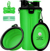 طراحی شده با دو محفظه در یک بطری، یکی برای غذای خشک و دیگری برای آب. با دو درب دهانه گشاد در بالای کلاهک، برای پخش تنقلات یا ریختن آب آسان است.