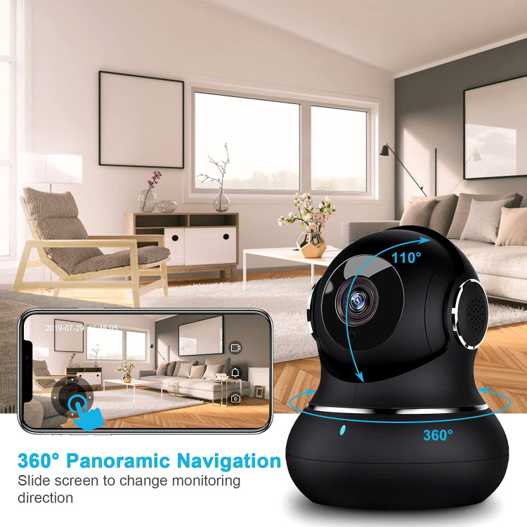 دوربین فای با مگاپیکسل 1920*1080 و لنز نوری با تکنولوژی بالا جزئیات واضح تری را ارائه می دهد و کیفیت تصویر شفاف را تولید می کند.