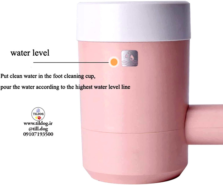 پنجه شوی سگ قابل حمل از مواد سیلیکونی باکیفیت ساخته شده است که نرم است و به سگ دلبند شما آسیبی نمی رساند.