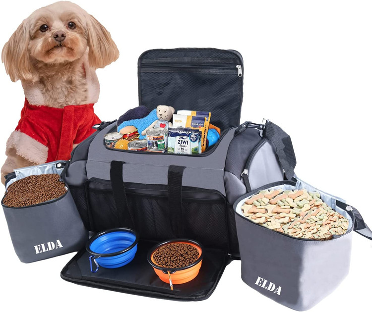 کیف مسافرتی سگ با جیب های چند منظوره ، برند: ELDA Dog کد : KT 130