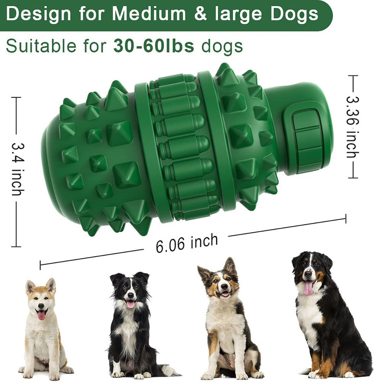 غیرقابل تخریب با صدای جیر جیربرای جویدن های مهاجم و تمیز کردن دندان سگ