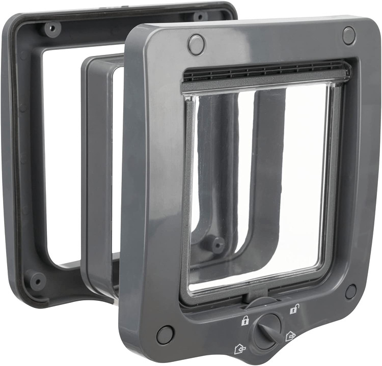 با مهر و موم محیطی 360 درجه (TPR) و گیره مغناطیسی خاکستری، شامل 2 عنصر تونل برای دیوارها و درهای عمیق شامل فلپ شفاف، با عملکرد بی صدا با بالای پیچ راحت