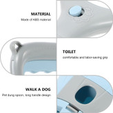 قاشق سرگین حیوانات خانگی طرح دسته بلند می تواند صورت، دست ها و بینی شما را از بو و بو دور نگه دارد.
