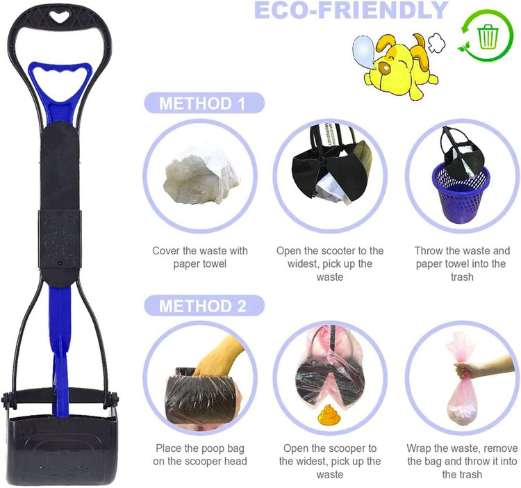 پوپر اسکوپر شما را از همه هرج و مرج و بوها دور نگه می دارد. طراحی سطل بیل دو فنر، آب بندی خوب، جلوگیری از شل شدن، عملیات راحت یک دست، آسان برای استفاده.