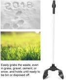 فک های اسکوپ با دسته کنترل می شوند، 2 فک زباله ها را با یک دست می گیرند تا به راحتی در کیسه ریخته شوند.