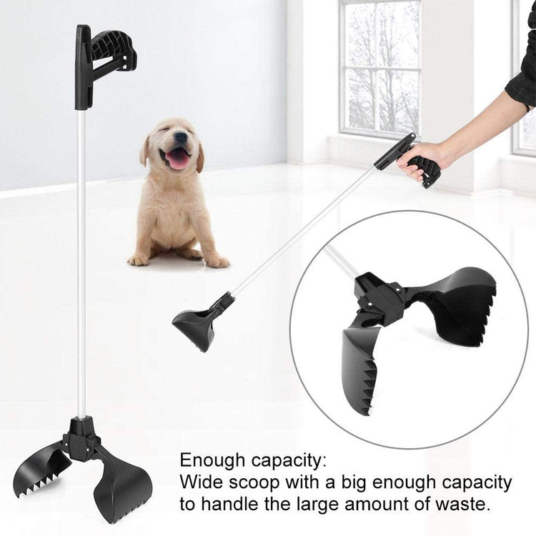یک کیسه مدفوع روی فک های باز گذاشته، مدفوع را بگیرید و کیسه را تا کنید و کار تمام می شود