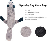 پنج اسباب بازی سگ شکل حیوانات: 3 اسباب بازی بدون پر کردن (راکون، گرگ، اسکانک)، 2 اسباب بازی مخمل دار (میمون، اردک)، که می تواند آرزوی شکار حیوانات را برآورده کند.