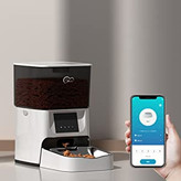 این دستگاه پخش کننده غذای گربه، مقدار غذا را در هر وعده، تا 9 قسمت در هر وعده (7.5 گرم) تنظیم می کند.