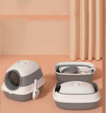 داخل این سینی به اندازهای بزرگ است که گربهها میتوانند بچرخند و آزادانه در داخل آن حرکت کنند و راحتی را برای مدت طولانی تضمین کند.