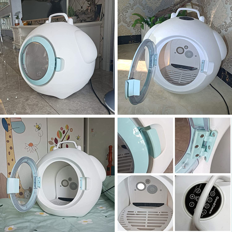 80 لیتر ظرفیت بزرگ، می تواند فضای کافی برای فعالیت حیوانات خانگی بدهد