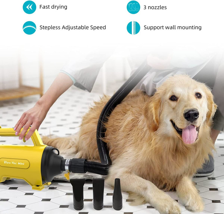 یک دمنده نیروی مخصوص نظافت سگ و حیوانات خانگی با سرعت بالا (SMD-06P)