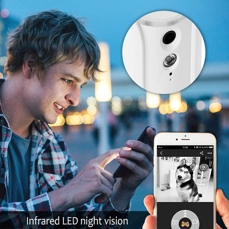 شما میتوانید در هر زمان که بخواهید از طریق برنامه تلفن همراه وضعیت سگ خود را با دقت نگاه کنید، در حالی که نگران هستید یا آن را از دست میدهید.