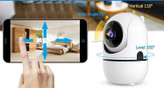 وضوح 1080p، دوربین مدار بسته داخلی، پوشش چرخشی 360 درجه، صدای دو طرفه، دید در شب، تشخیص حرکت، ردیابی اینتل، حافظه SD، ذخیره سازی ابری، Andriod/IOS