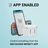 فواره نوشیدنی حیوانات خانگی Puresmart دارای سازگاری الکس با حالت های خواب خودکار سازگار با محیط زیست است.