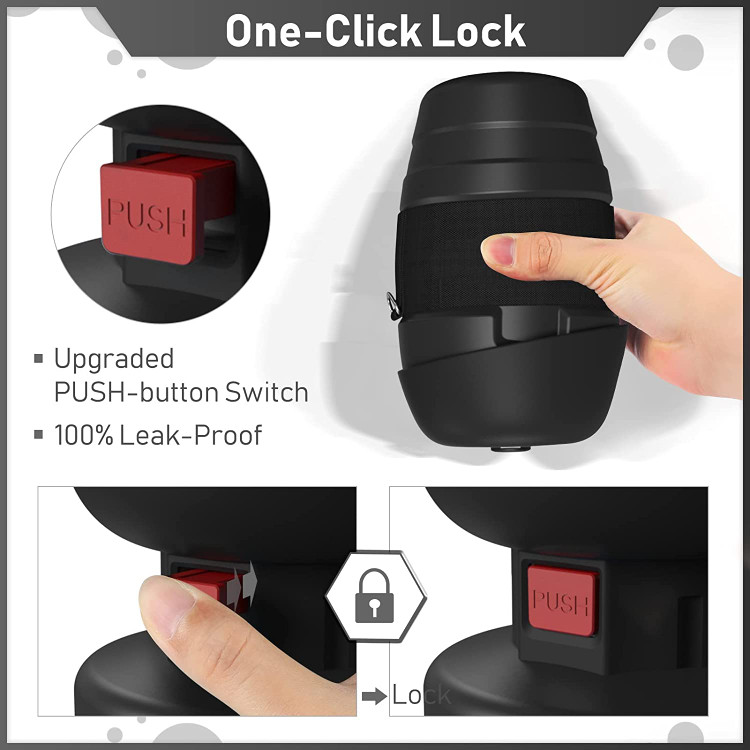 دارای کاسه آب سردکن برای سگ های بزرگ و قابل حمل برای سفره و پیاده روی. بطری آب تاشو برای سگ های در حال حرکت، سبک وزن و بدون ضد نشتی