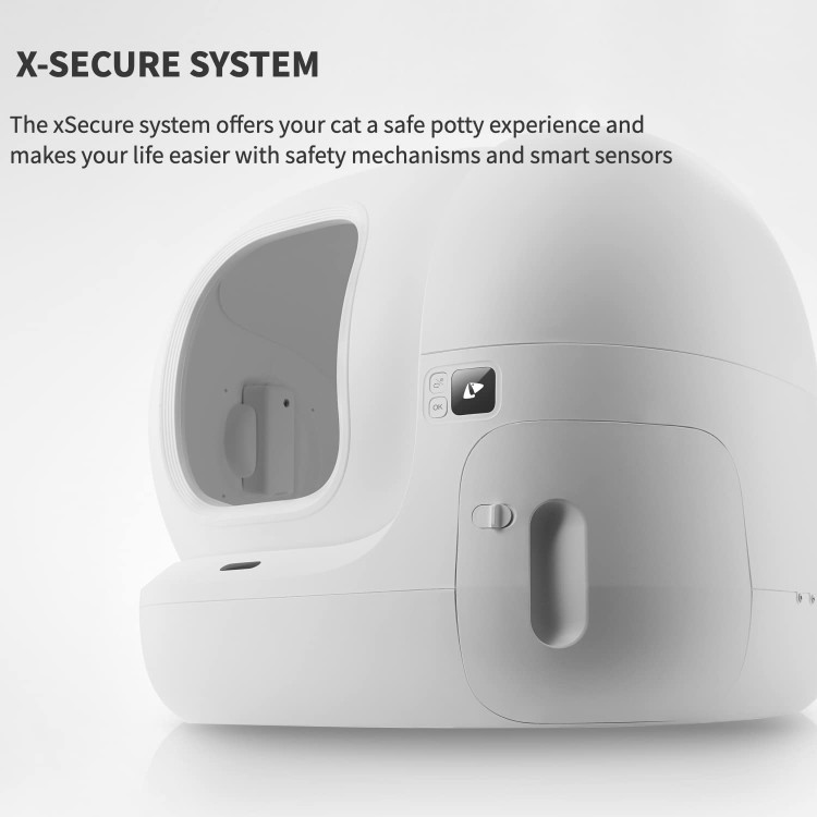 حسگرهای هوشمند به شما امکان می دهند وزن، زمان استفاده، مدت زمان استفاده و ظرفیت بستر گربه خود را ردیابی کنید. بنابراین می توانید سلامت گربه خود را همیشه پیگیری کنید.