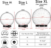 طراحی قابل تنظیم: پیوند دو لوبی و یک نوار چسب، قرار دادن و برداشتن آسان. طراحی شفاف: فضای بزرگ، نمای باز و نور بیشتر باعث کاهش ترس و اضطراب گربه می شود.