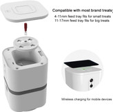 پوشش شارژ بی سیم برای دستگاه دارای قابلیت Qi. سازگار با کنترل صوتی الکسا و کارت TF (شامل نمی شود) به طور خودکار روز و شب ضبط می کند.