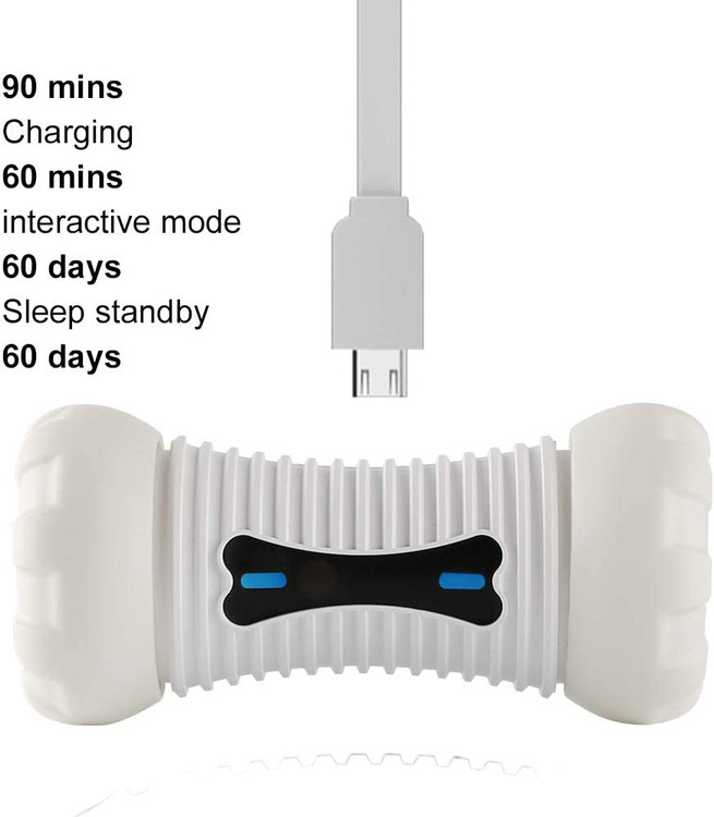 حالت بازی خودکار، که تا 60 دقیقه برنامه ریزی شده است تا شما را جذب کند. توجه سگ و نیازی به عملیات دستی ندارد.
