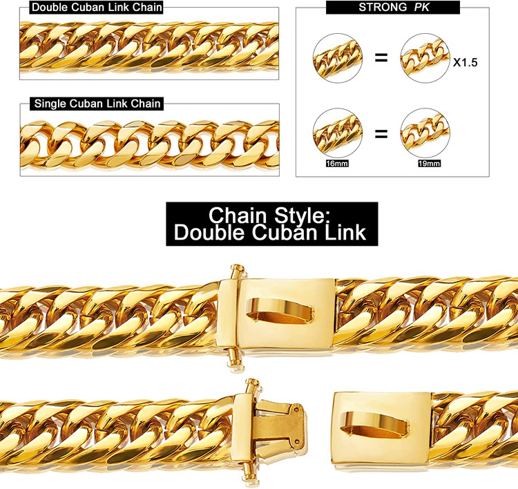 استحکام و سختی بالا، سنگین، بادوام، بدون زنگ زدگی، به راحتی لکه دار نمی شود! ما یک سگک مخصوص و دو حلقه D برای بند سگ و برچسب سگ طراحی کردیم