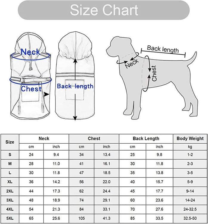 یک طرح نوار بازتابنده در پشت پانچو سگ وجود دارد، به طوری که سگ به راحتی می تواند آن را حتی در هنگام سفر در شب یا در تاریکی ببیند و به طور موثر از ایمنی سفر سگ محافظت می کند.