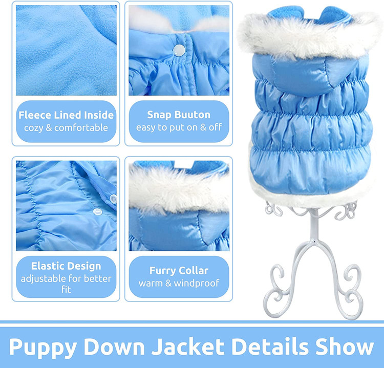 ساخته شده از پارچه ضد باد انتخاب شده با کرکی نرم و دنج در داخل