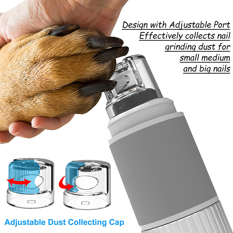 یک ناخن اصلاح کننده ناخن حیوانات خانگی بدون تنظیم سرعت فایل ناخن بدون درد برای سگ ها و گربه های کوچک متوسط بزرگ