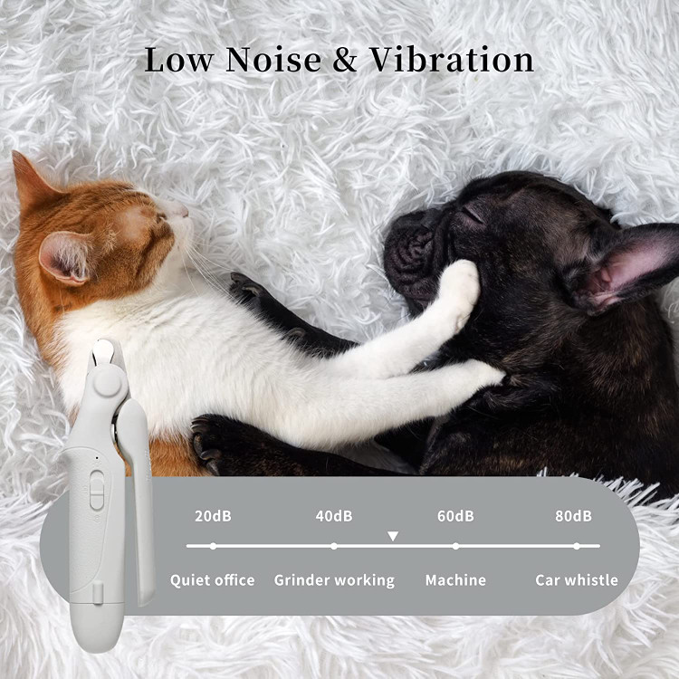 ناخن گیر سگ برای نظافت، ناخن گیر برای سگ. طراحی سوئیچ نور LED مستقل به شما امکان می دهد از آن به طور انعطاف پذیر استفاده کنید.