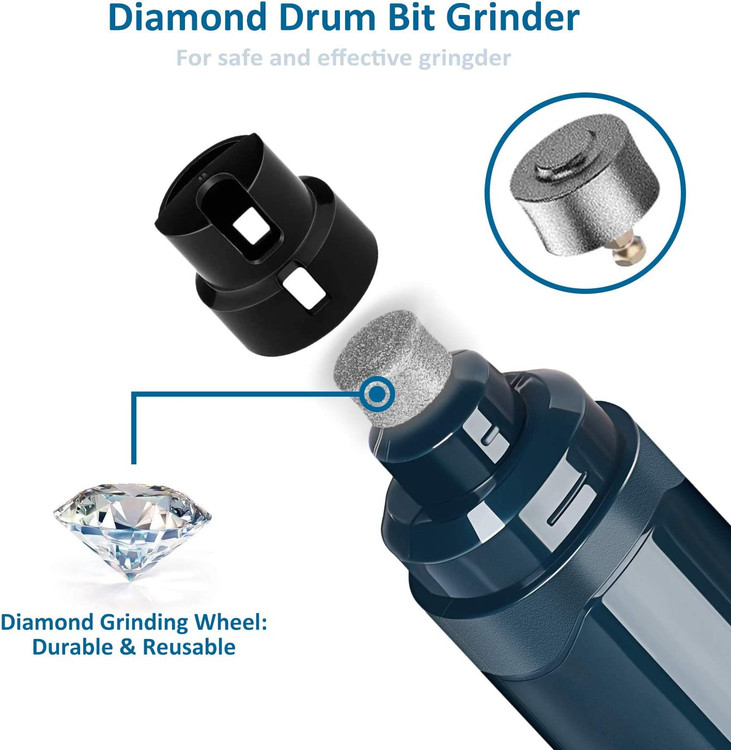 آسیاب برقی ناخن حیوان خانگی ما دارای یک موتور برنجی فوقالعاده بیصدا و ظریف و سطوح ارتعاش کم است که به حیوان خانگی شما کمک میکند آرامش و تنش را کاهش دهد