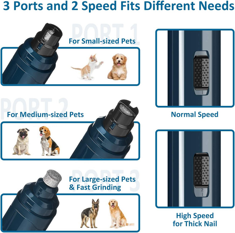 100٪ ایمن است و از آسیاب الماسی که از ناخن ظریف سگ شما محافظت میکند لذت میبرد. اعصاب ناشی از صدمات بدون درد یا ناراحتی برای تجربه ای بدون استرس!