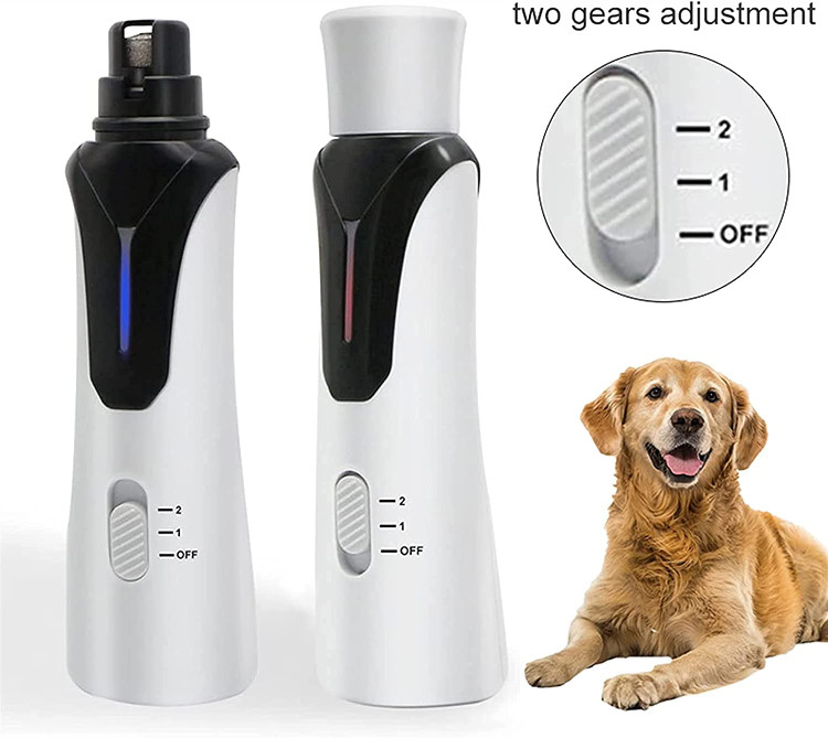 سوهان برقی ناخن سگ با دو سرعت وناخنگیر برقی حرفهای برای گربهها، سگهای بزرگ، متوسط و کوچک