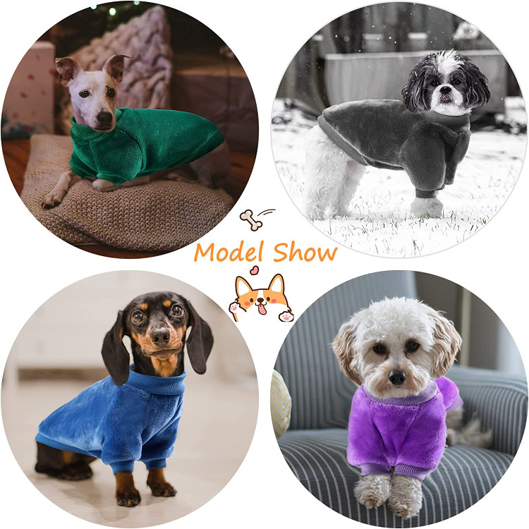 ژاکتها برای سگهای کوچک و حیوانات خانگی کوچک اندازهگیری شدهاند و تنوع رنگها برای انتخاب و هماهنگی شما برای آرایش بهتر حیوان خانگی شما کافی است.