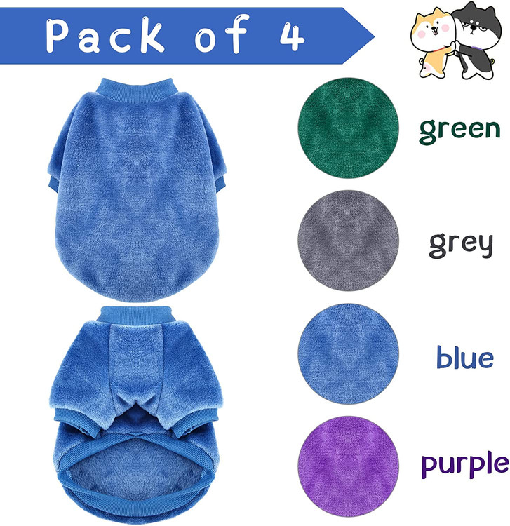 این ژاکت های توله سگ برای سگ های کوچک سایز مناسبی دارند که می تواند به خوبی با بدن سگ تناسب داشته باشد تا سگ راحت بپوشد