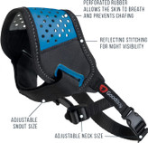 برخلاف پوزه هایی که تقریباً تمام صورت سگ را می پوشانند و آن ها را بدجنس نشان می دهند، پوزه سگ توری ما بهترین ویژگی های حیوان خانگی شما را نشان می دهد