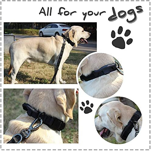 قلاده سگ از مواد با کیفیت بالا نایلون 1000D ساخته شده است، سگک فلزی سنگین که شکستن آن را سخت می کند و امنیت بیشتری را برای سگ دوست داشتنی شما ایجاد می کند، سبک وزن و بسیار راحت برای زندگی روزمره سگ